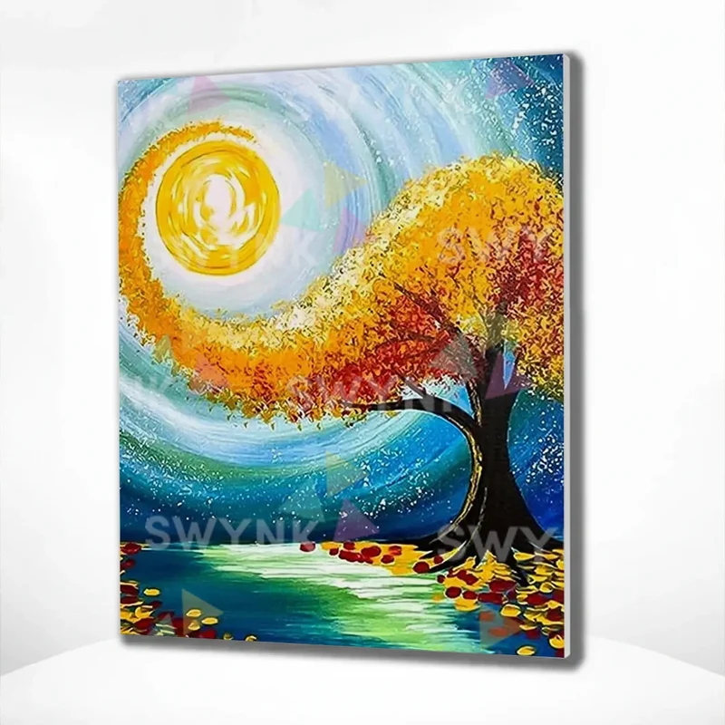 Painting by numbers Tree in Artistic Style