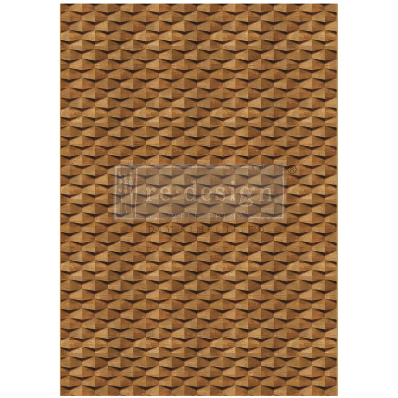 Papel Decoupage Re Design With Prima - TIMBER LUXE