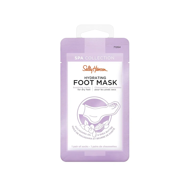 WHOLESALE SALLY HANSEN HYDRATING FOOT MASK SOOTHING SOCKS 1 PAIR - 48 PIECE LOT