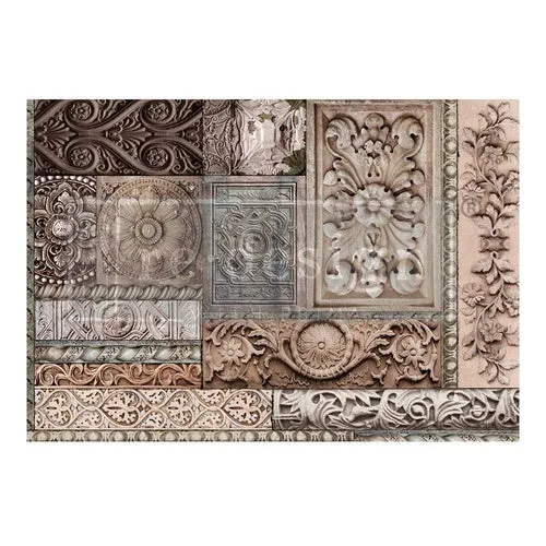 Papel Decoupage Re Design With Prima - CARVED STONEWORK