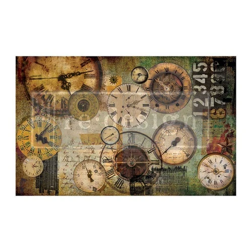 Papel Decoupage Re Design With Prima - LOST IN TIME