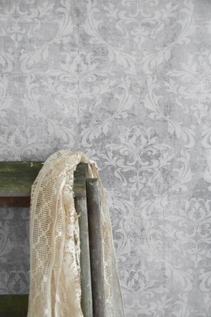 Papel Pintado Vintage - GREY PATTERN