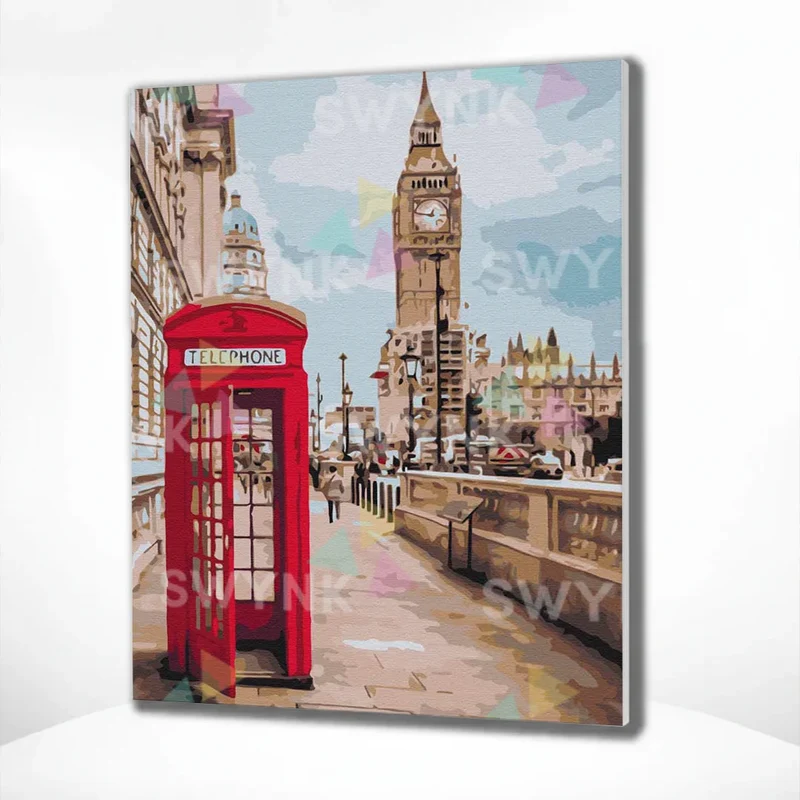 Painting by numbers London Big Ben