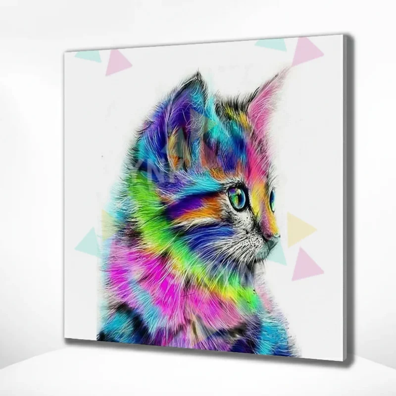 Painting by numbers Kitten