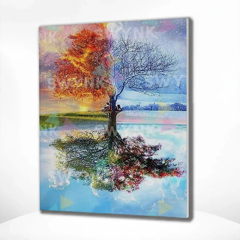 Painting by numbers Four Seasons