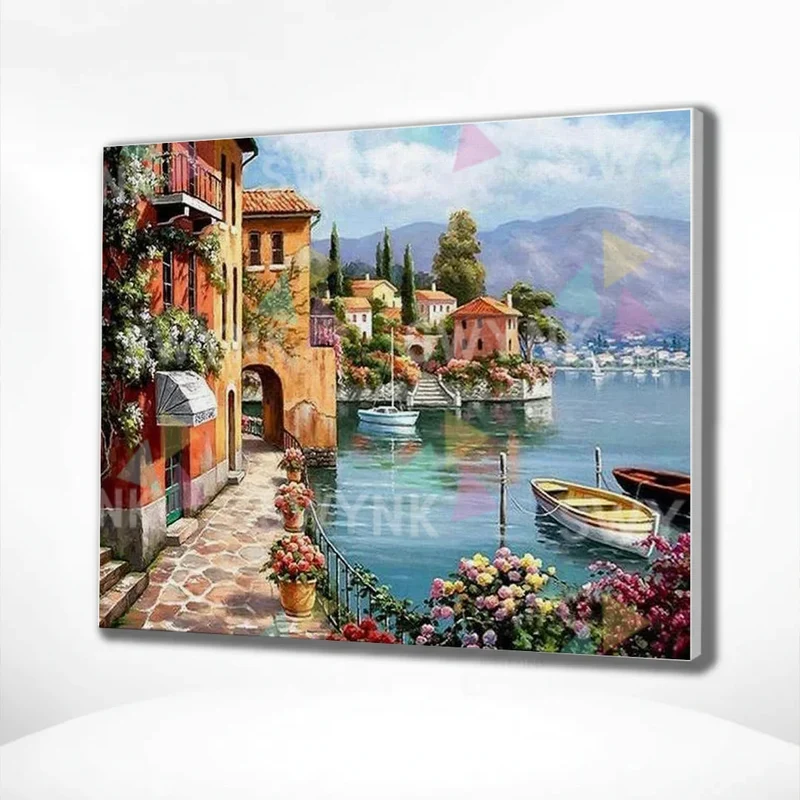 Painting by numbers Italy