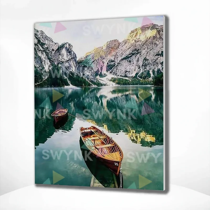 Painting by numbers Boat