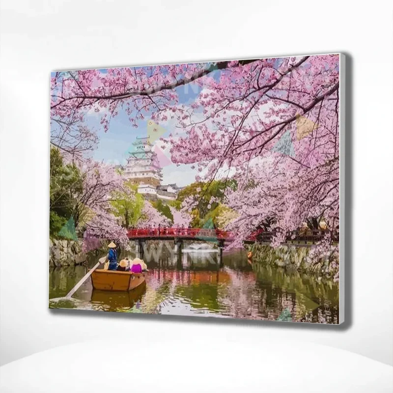 Painting by numbers Flowers and Water