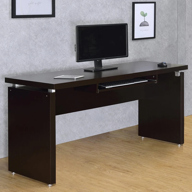 Coaster Furniture Skylar 800891 55-inch Computer Desk with Keyboard Drawer - Cappuccino