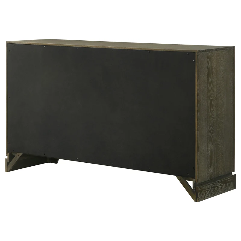 Coaster Furniture Gran Park 224933 6-Drawer Dresser Cabinet - Dark Cocoa