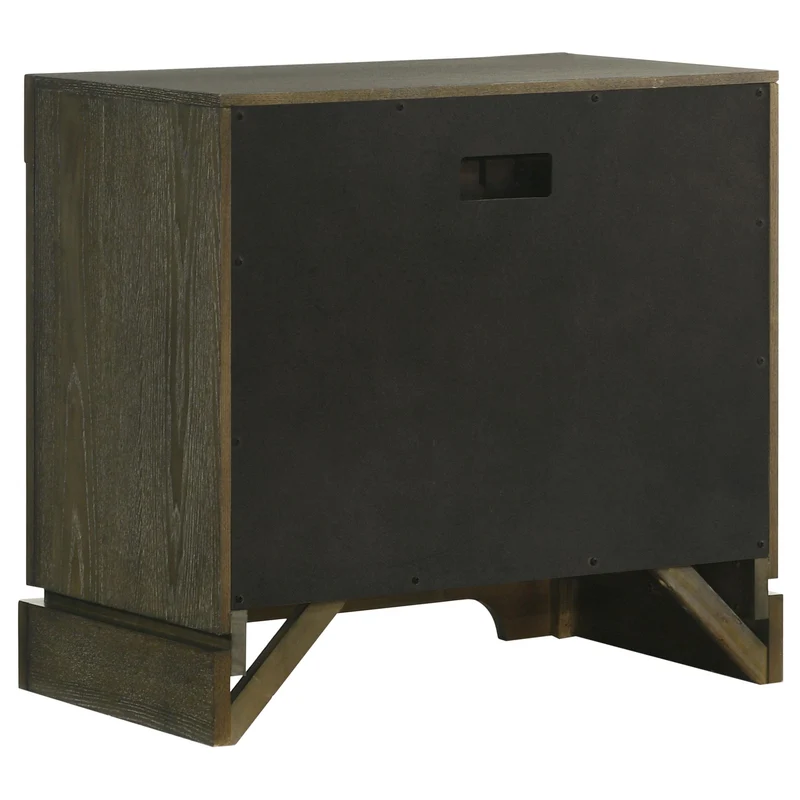 Coaster Furniture Gran Park 224932 2-Drawer Nightstand Bedside Table - Dark Cocoa