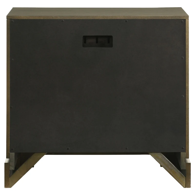 Coaster Furniture Gran Park 224932 2-Drawer Nightstand Bedside Table - Dark Cocoa