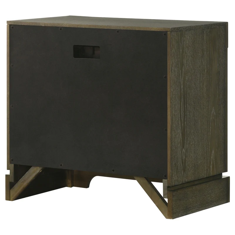 Coaster Furniture Gran Park 224932 2-Drawer Nightstand Bedside Table - Dark Cocoa
