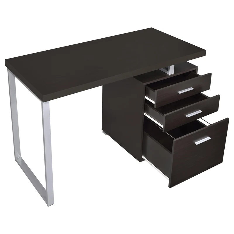 Coaster Furniture Brennan 800519 47-inch 3-Drawer Office Computer Desk - Cappuccino