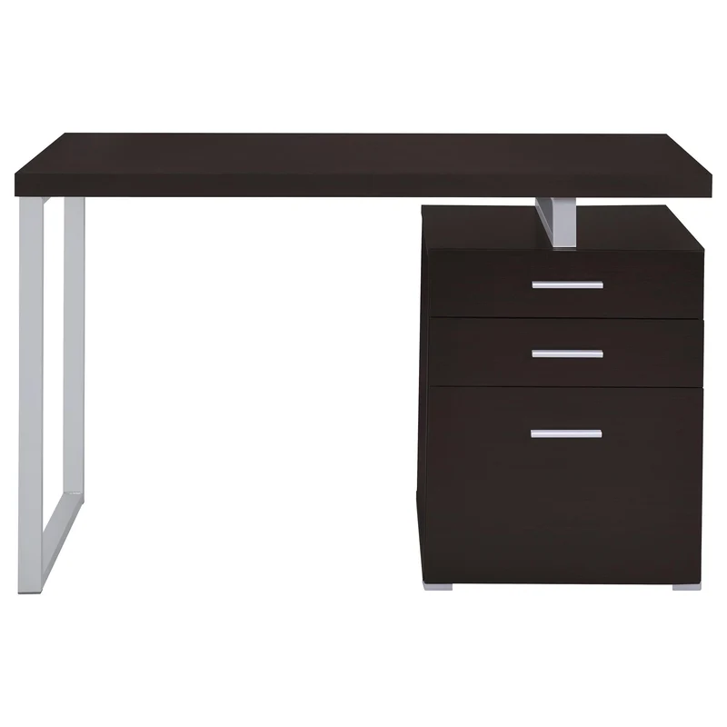 Coaster Furniture Brennan 800519 47-inch 3-Drawer Office Computer Desk - Cappuccino