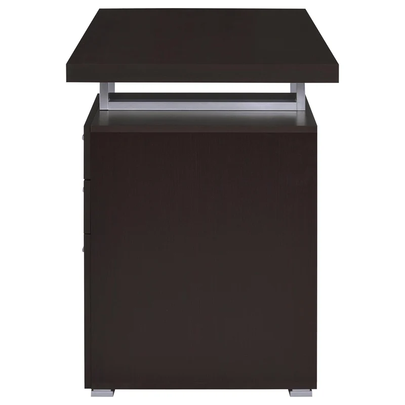 Coaster Furniture Brennan 800519 47-inch 3-Drawer Office Computer Desk - Cappuccino