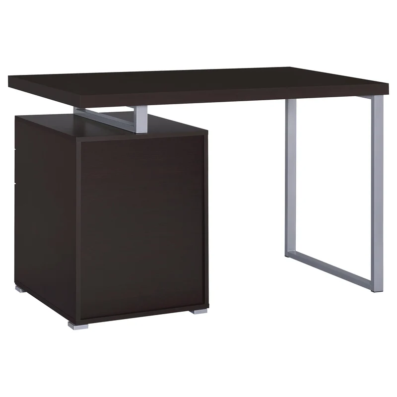 Coaster Furniture Brennan 800519 47-inch 3-Drawer Office Computer Desk - Cappuccino