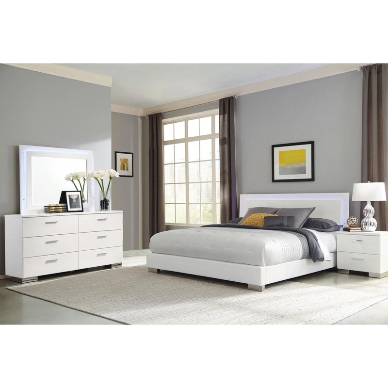 Coaster Furniture Felicity 203500KE-S4L 6 pc King Bedroom Set