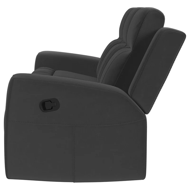 Coaster Furniture Brentwood 610284 Upholstered Motion Reclining Sofa - Dark Charcoal