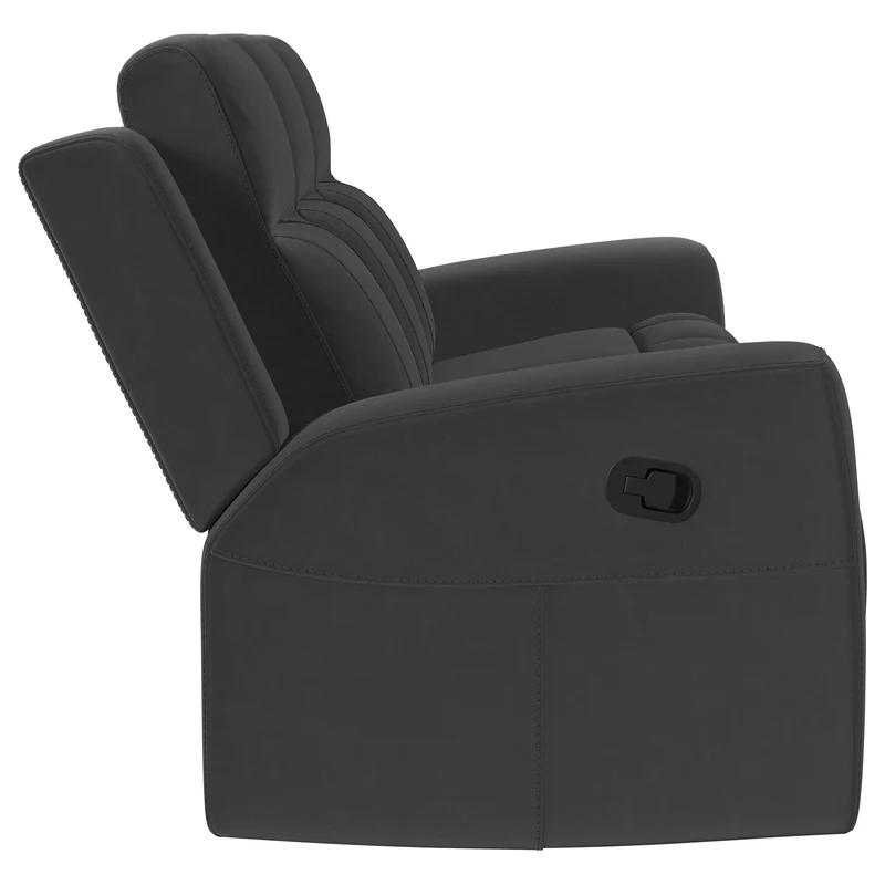 Coaster Furniture Brentwood 610284 Upholstered Motion Reclining Sofa - Dark Charcoal