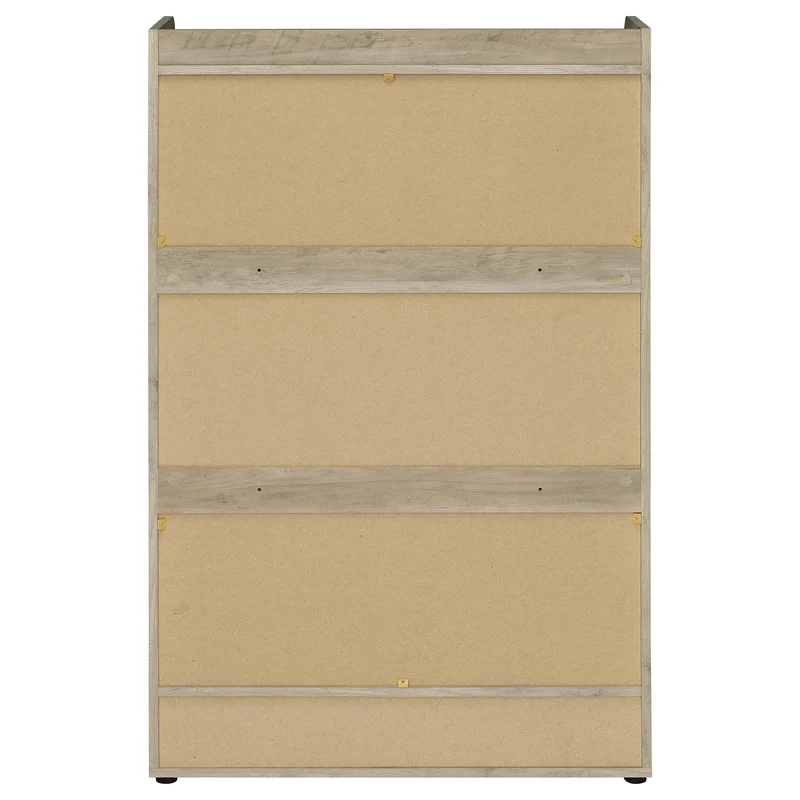 Coaster Furniture Denia 950403 3-tier Engineered Wood Shoe Cabinet - White
