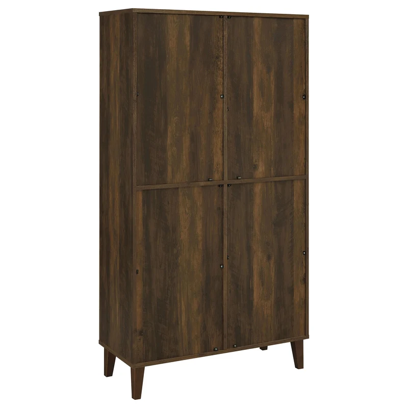 Coaster Furniture Elouise 950335 4-door Engineered Wood Tall Accent Cabinet - Dark Pine