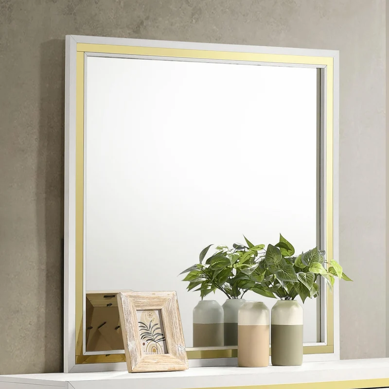 Coaster Furniture Lucia 224734 Dresser Mirror - White