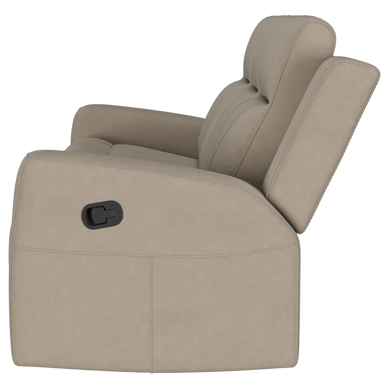 Coaster Furniture Brentwood 610281 Upholstered Motion Reclining Sofa - Taupe