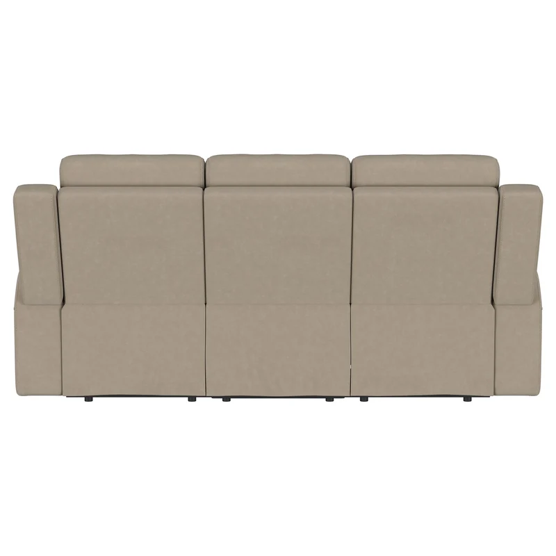 Coaster Furniture Brentwood 610281 Upholstered Motion Reclining Sofa - Taupe