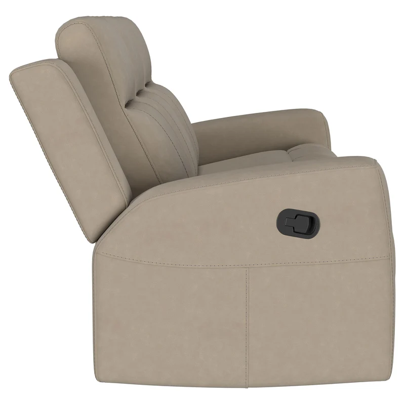 Coaster Furniture Brentwood 610281 Upholstered Motion Reclining Sofa - Taupe