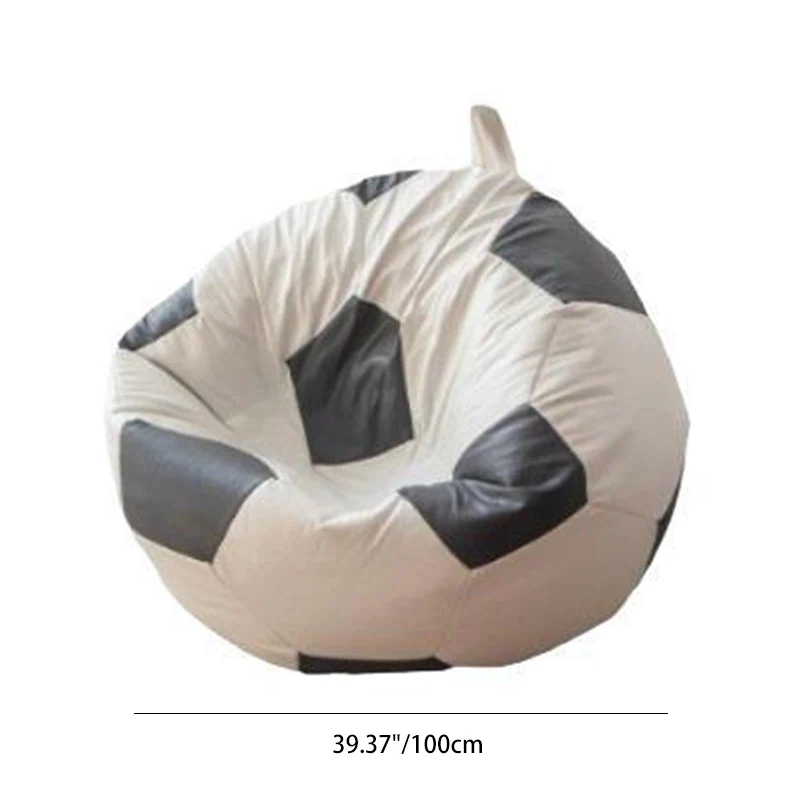 Contemporary Creative Synthetic Fabric EPP EPS Football Portable Washable Bean Bag Lazy Sofa For Living Room And Bedroom