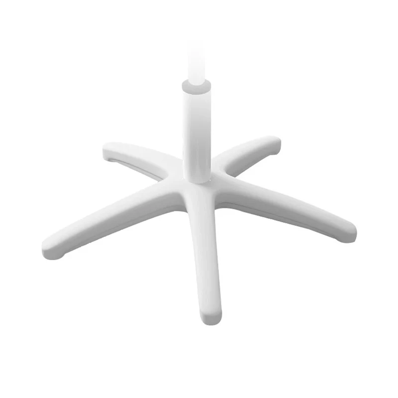 Modern Minimalist Square Breathable PP Nylon Steel Swivel Desk Chair Backrest Armless For Bedroom