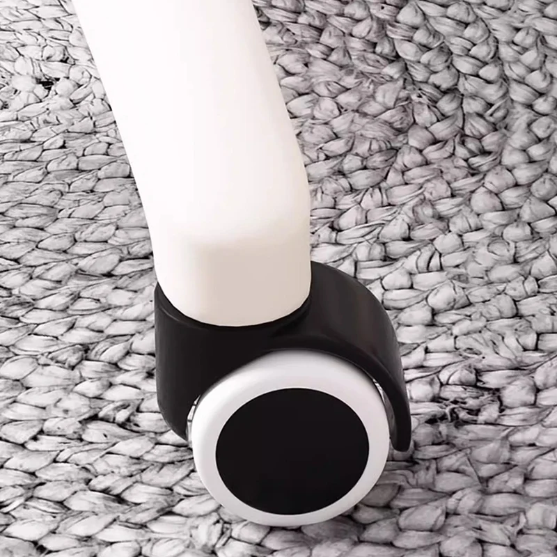 Modern Minimalist Square Breathable PP Nylon Steel Swivel Desk Chair Backrest Armless For Bedroom