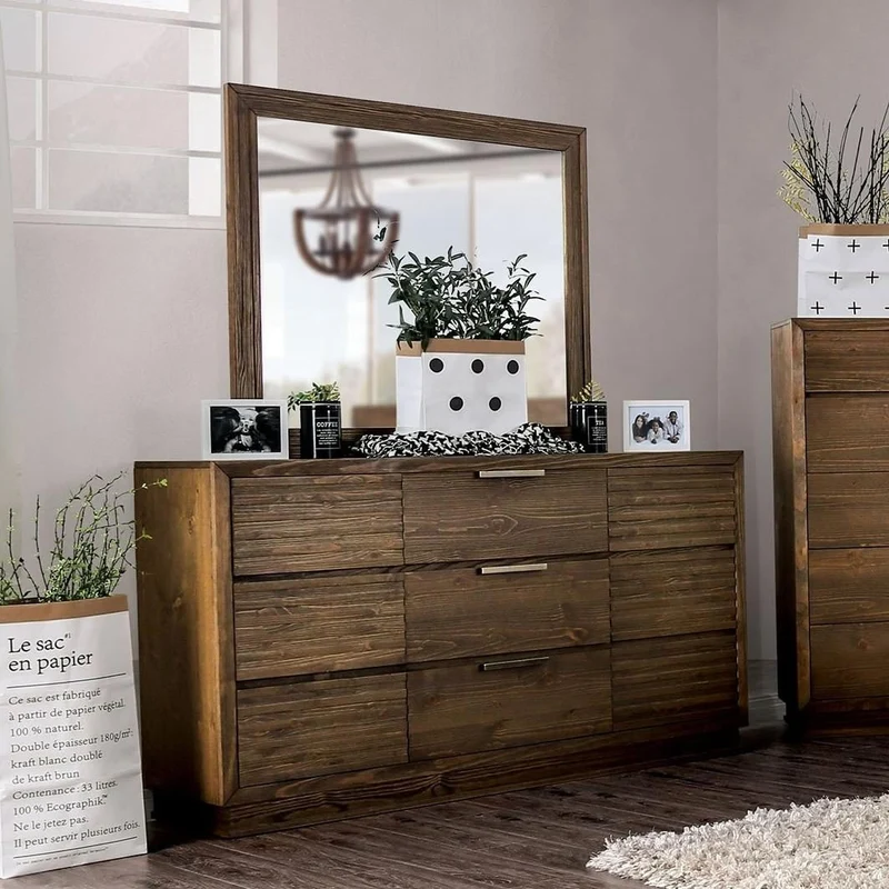 Furniture of America Tolna Dresser Mirror CM7532M
