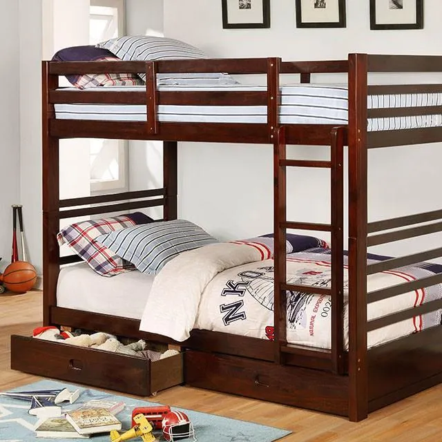 Furniture of America California CM-BK588T-EX Twin/Twin Bunk Bed