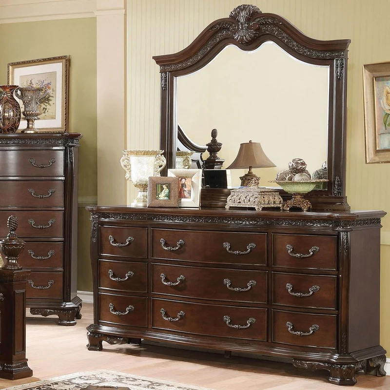 Furniture of America Hesperos Dresser Mirror CM7798CH-M