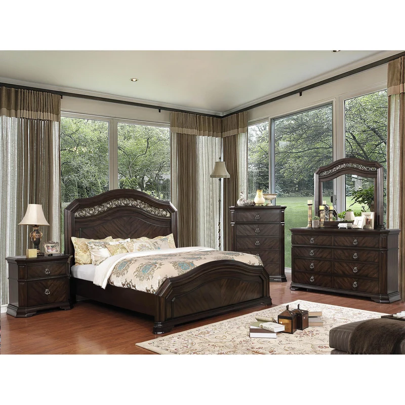 Furniture of America Calliope 2-Drawer Nightstand CM7751N