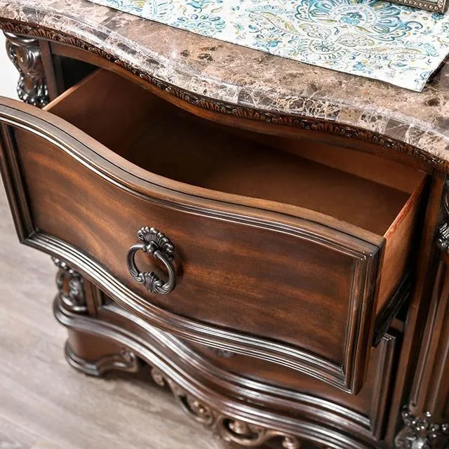 Furniture of America Menodora 2-Drawer Nightstand CM7311N