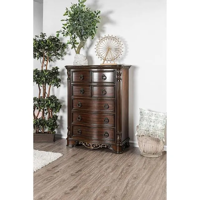 Furniture of America Menodora 5-Drawer Chest CM7311C