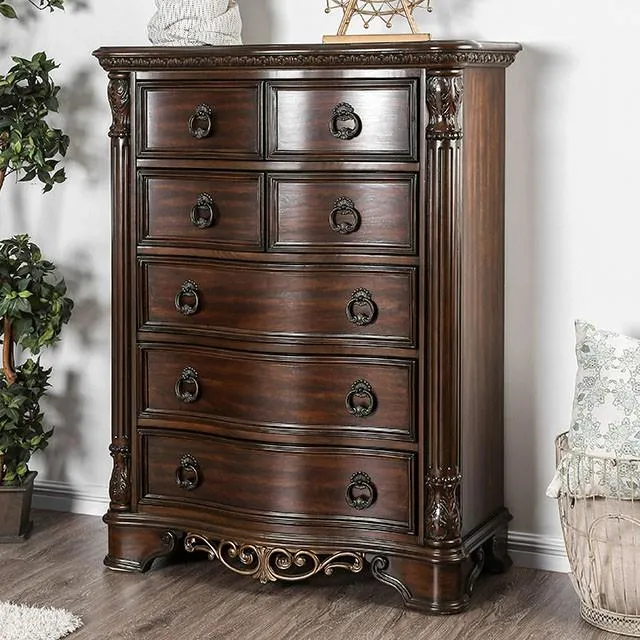Furniture of America Menodora 5-Drawer Chest CM7311C