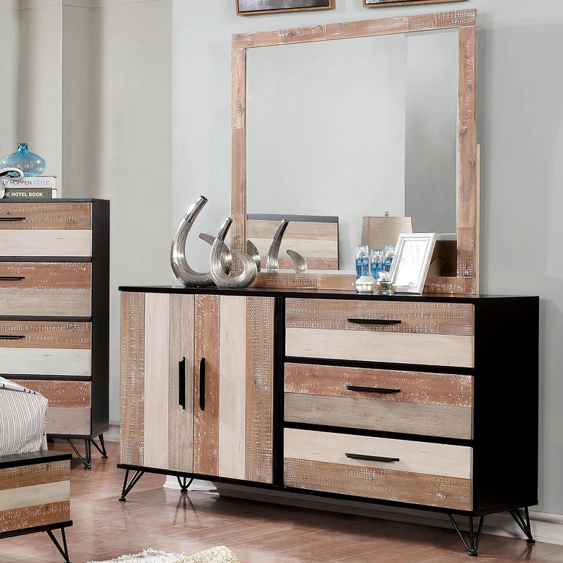 Furniture of America Haddel Dresser Mirror CM7592EX-M