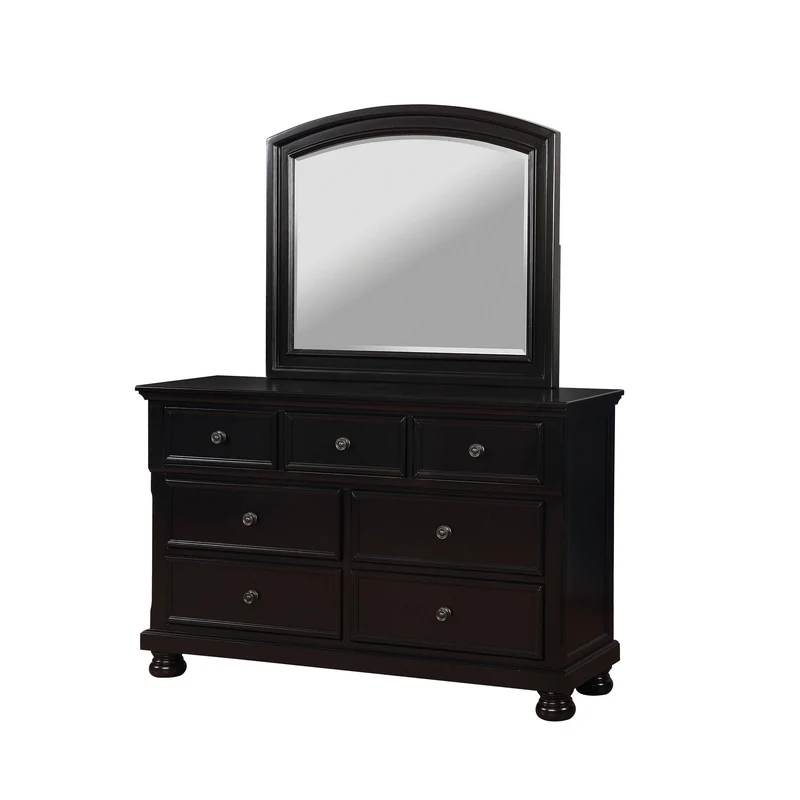 Furniture of America Castor Dresser Mirror CM7590BK-M
