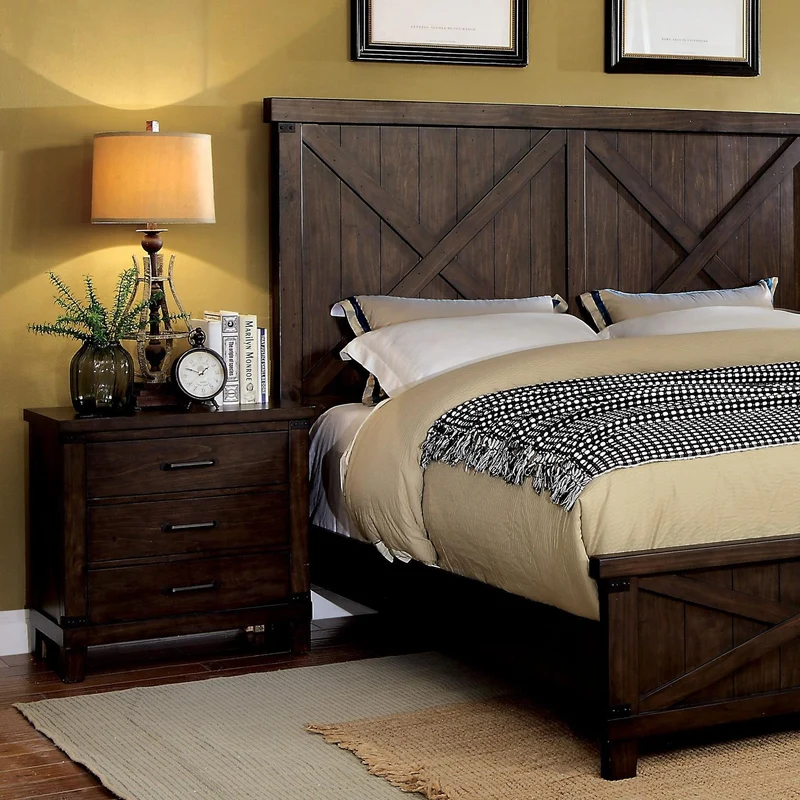 Furniture of America Bianca 3-Drawer Nightstand CM7734N