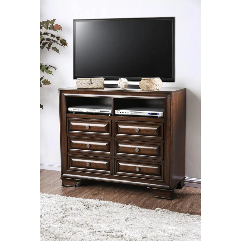 Furniture of America Brandt 6-Drawer Media Chest CM7302CH-TV