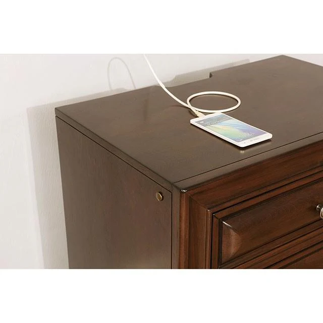 Furniture of America Brandt 3-Drawer Nightstand CM7302CH-N