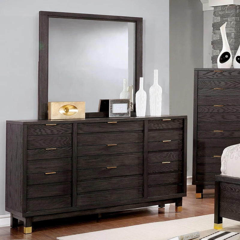 Furniture of America Bailey Dresser Mirror CM7510M