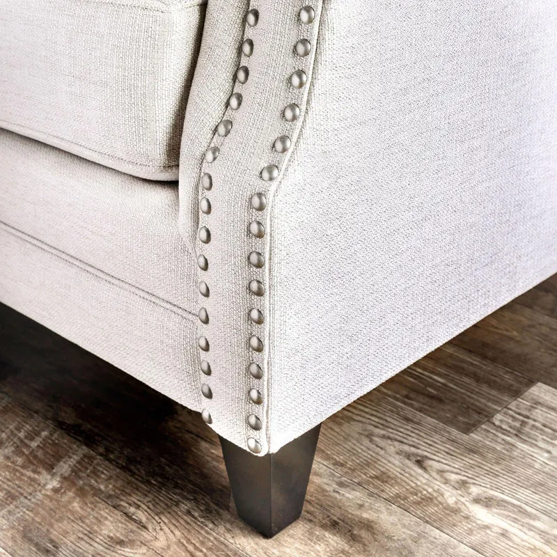 Furniture of America Giovanni Stationary Fabric Sofa SM2672-SF