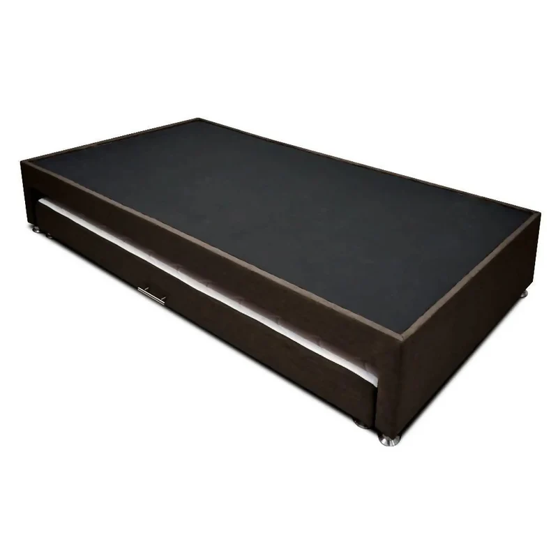 Cama Tarima Nido Dreamer Tela Café 140X190 cms