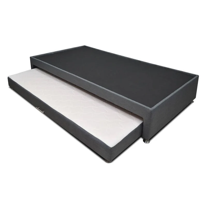 Cama Tarima Nido Dreamer Tela Gris 120X190 cms