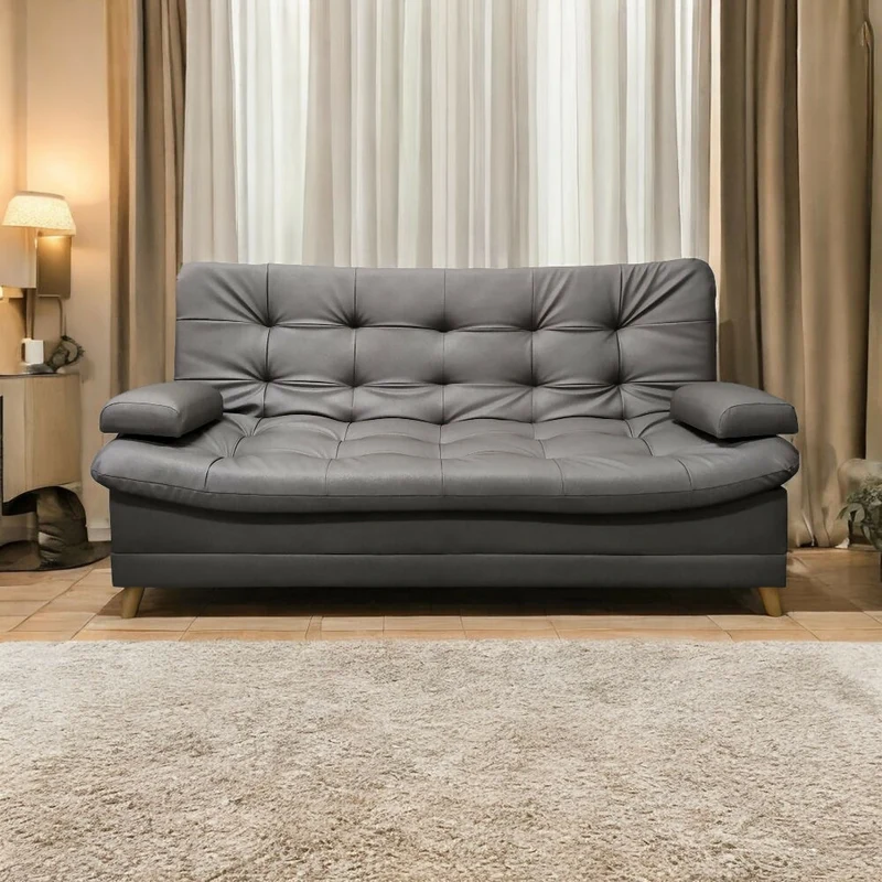 Sofá Cama 3 Posiciones Anti Rasguño Dolce Gris